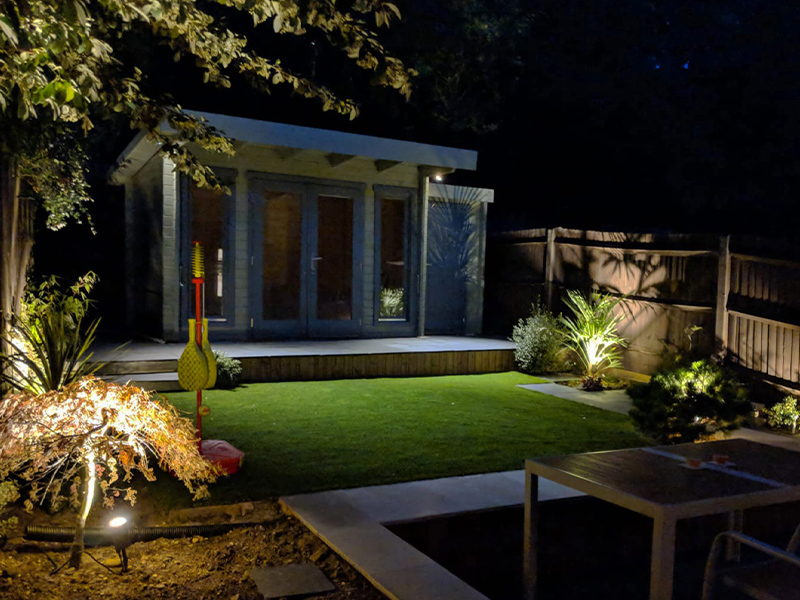 anti glare garden lighting in gloucestershire